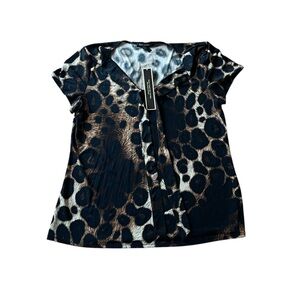 Susan Lawrence NWT Women’s Animal Print Large Pullover Top